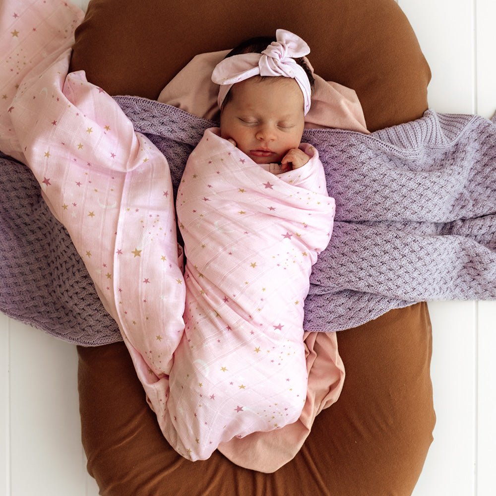 Twinkle Organic Muslin Wrap BabyBoo Prints1