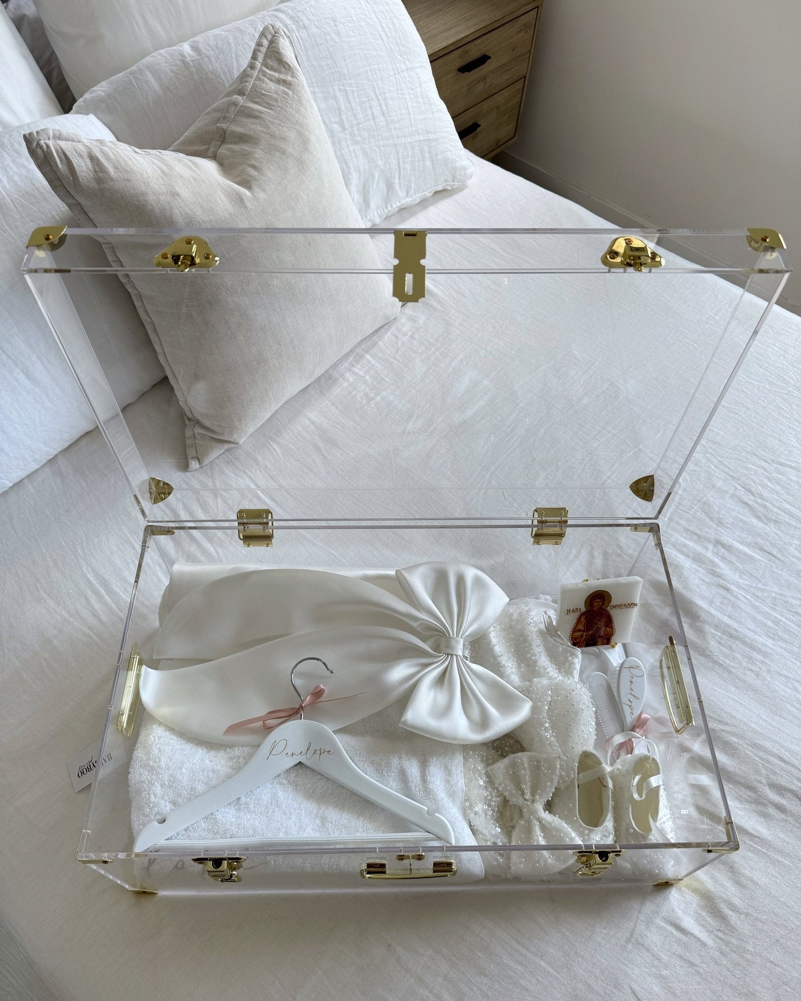 A Christening Keepsake Trunk to Treasure This Special Day Forever 🤍✨ - BabyBoo Prints