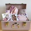 Custom gift trunk small size for newborn, filled with baby essentials and personalised items - Babyboo prints