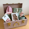 Custom gift trunk small size for newborn, filled with baby essentials and personalised items - Babyboo prints