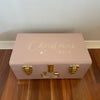 Personalised small size metal storage keepsake trunk box by BabyBoo Prints