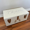Personalised small size metal storage keepsake trunk box by BabyBoo Prints