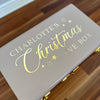 Personalised small size metal storage keepsake trunk box by BabyBoo Prints
