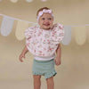 Alice’s Tea Party Frill Snuggle Bib - BabyBoo Prints