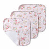 Alice’s Tea Party Organic Wash Cloths - 3 Pack - BabyBoo Prints