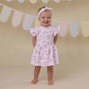 Alice’s Tea Party Short Sleeve Organic Dress - BabyBoo Prints
