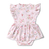 Alice’s Tea Party Short Sleeve Organic Dress - BabyBoo Prints