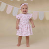 Alice’s Tea Party Short Sleeve Organic Dress - BabyBoo Prints