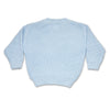 Baby Blue Oversized Cotton Knit Jumper - BabyBoo Prints