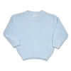 Baby Blue Oversized Cotton Knit Jumper - BabyBoo Prints