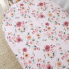 Birds & Blooms Organic Fitted Cot Sheet - BabyBoo Prints