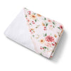 Birds & Blooms Organic Hooded Baby Towel - BabyBoo Prints