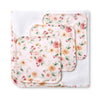 Birds & Blooms Organic Hooded Baby Towel - BabyBoo Prints