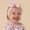 Birds & Blooms Organic Topknot - BabyBoo Prints