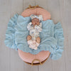 Blush Pink Organic Cotton Knit Booties - BabyBoo Prints