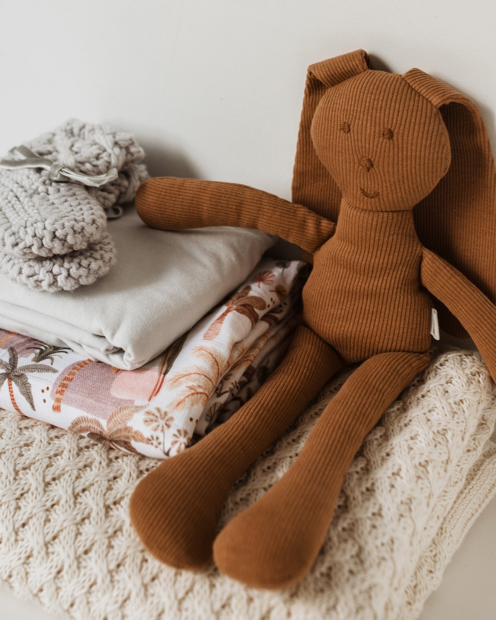 Bronze - Snuggle Bunny Baby Comforter - BabyBoo Prints