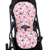 Blushing Beauty organic universal pram liner by BabyBoo Prints