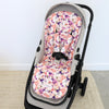 Blushing Beauty organic universal pram liner by BabyBoo Prints