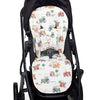 Diggers & Tractors pram liner and strap cover set by BabyBoo Prints