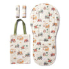 Diggers & Tractors pram liner and strap cover set by BabyBoo Prints