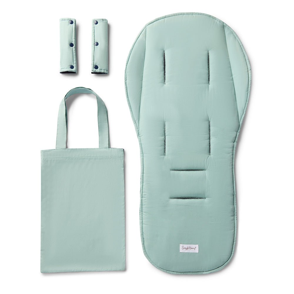 Milky Way pram liner and strap cover set by BabyBoo Prints