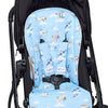 Taking Flight pram liner and strap cover set by BabyBoo Prints