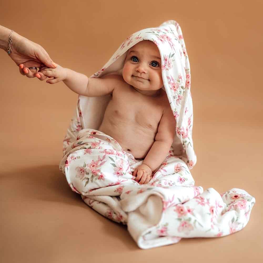 Camille - Baby Bath Towel - BabyBoo Prints