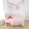 Cherry Blossom organic cotton cot comforter by BabyBoo Prints