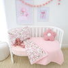 Cherry Blossom organic cotton cot comforter by BabyBoo Prints
