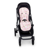 Cherry Blossom organic universal pram liner by BabyBoo Prints