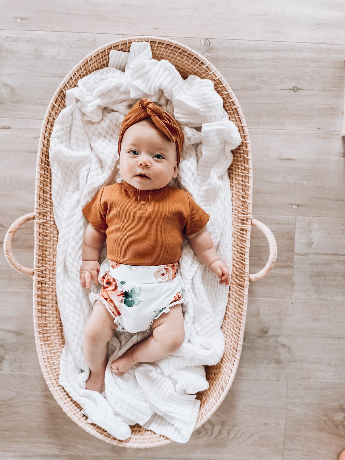 Chestnut Ribbed TopKnot - BabyBoo Prints