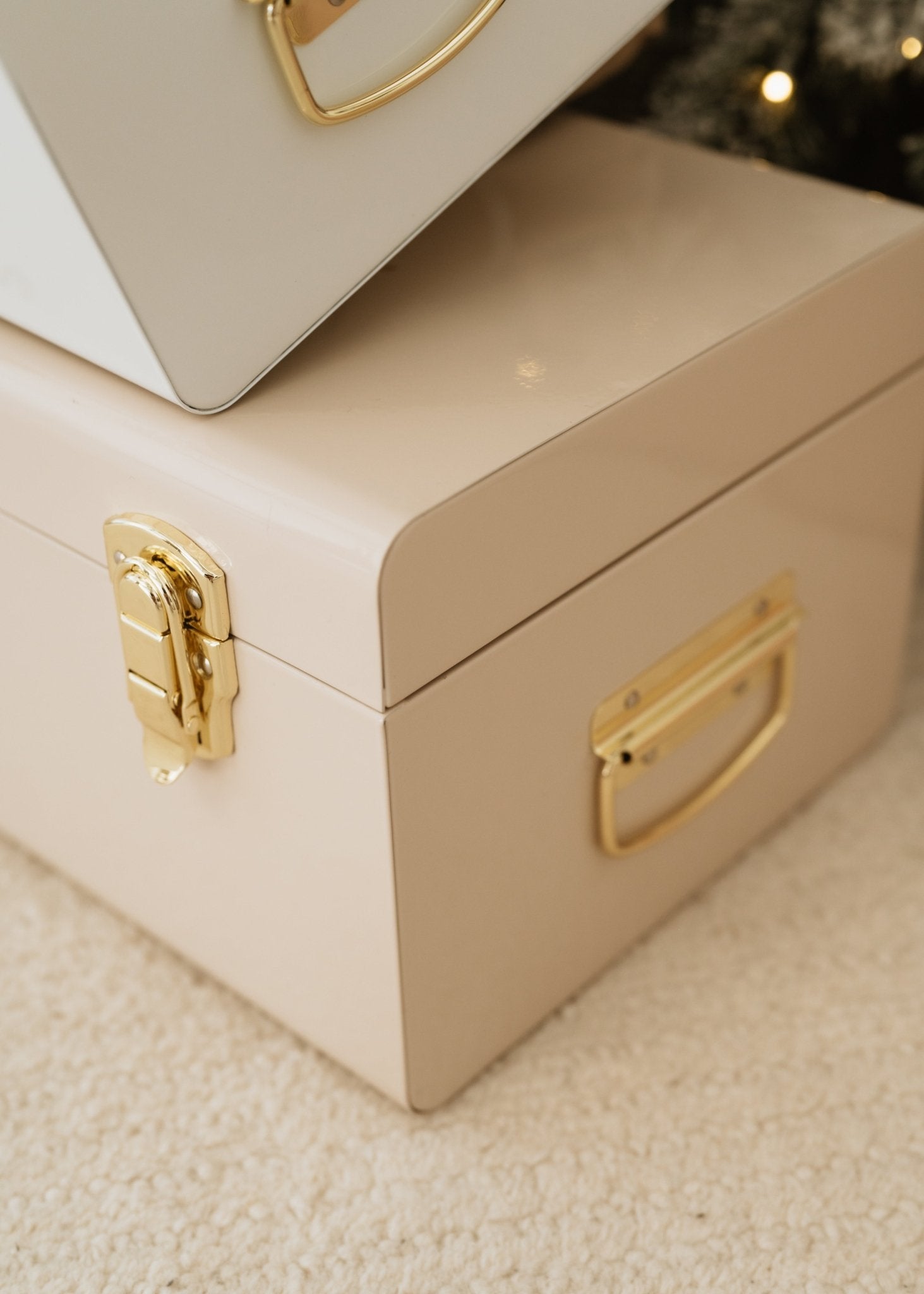 Christmas Box Small Metal Storage Trunks - BabyBoo Prints