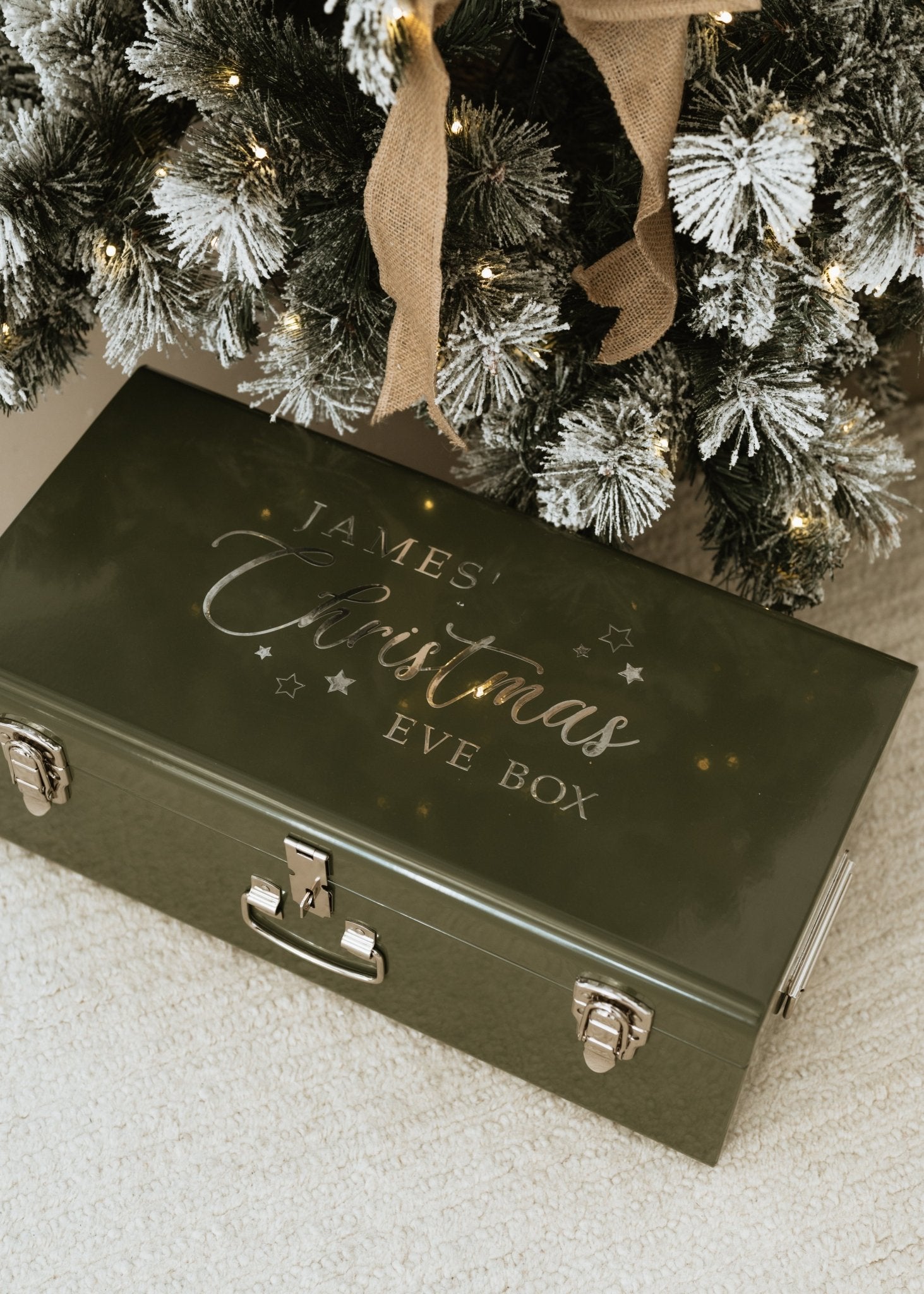 Christmas Box Small Metal Storage Trunks - BabyBoo Prints