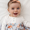 Coral Velvet Petite Bow - BabyBoo Prints