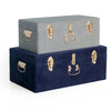 Corduroy Velvet Storage Trunks - BabyBoo Prints