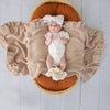 Cream Organic Cotton Knit Booties - BabyBoo Prints
