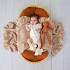 Cream Organic Cotton Knit Booties - BabyBoo Prints