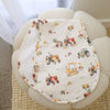 Diggers and tractors organic cotton burp cloth by BabyBoo Prints