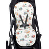 Diggers and tractors organic universal pram liner by BabyBoo Prints