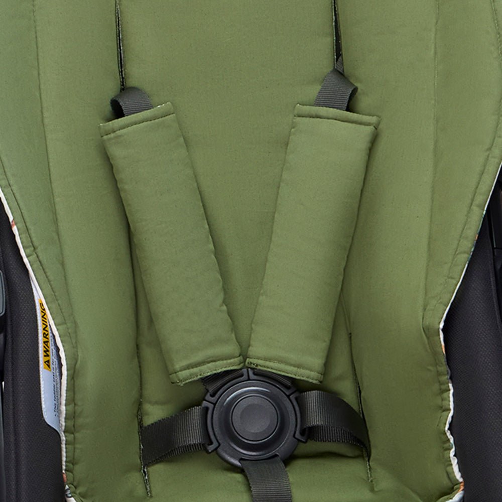 Diggers & Tractors universal reversible pram strap covers by BabyBoo Prints