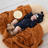 Hazelnut Organic Cotton Knit Booties - BabyBoo Prints
