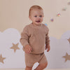 Hazelnut Oversized Cotton Knit Jumper - BabyBoo Prints