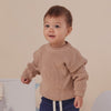 Hazelnut Oversized Cotton Knit Jumper - BabyBoo Prints