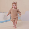 Hazelnut Oversized Cotton Knit Jumper - BabyBoo Prints
