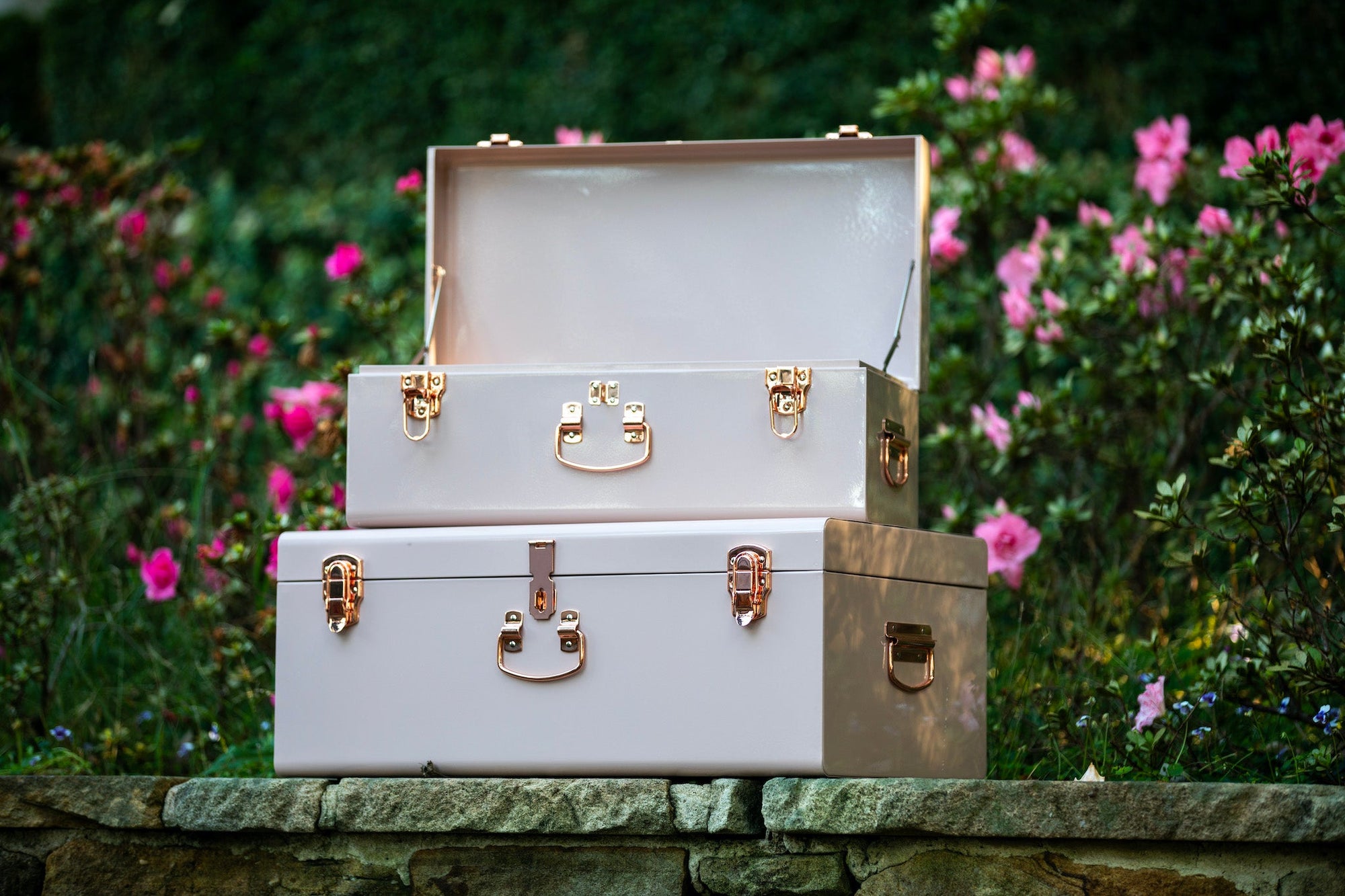 Large Metal Storage Trunks - BabyBoo Prints