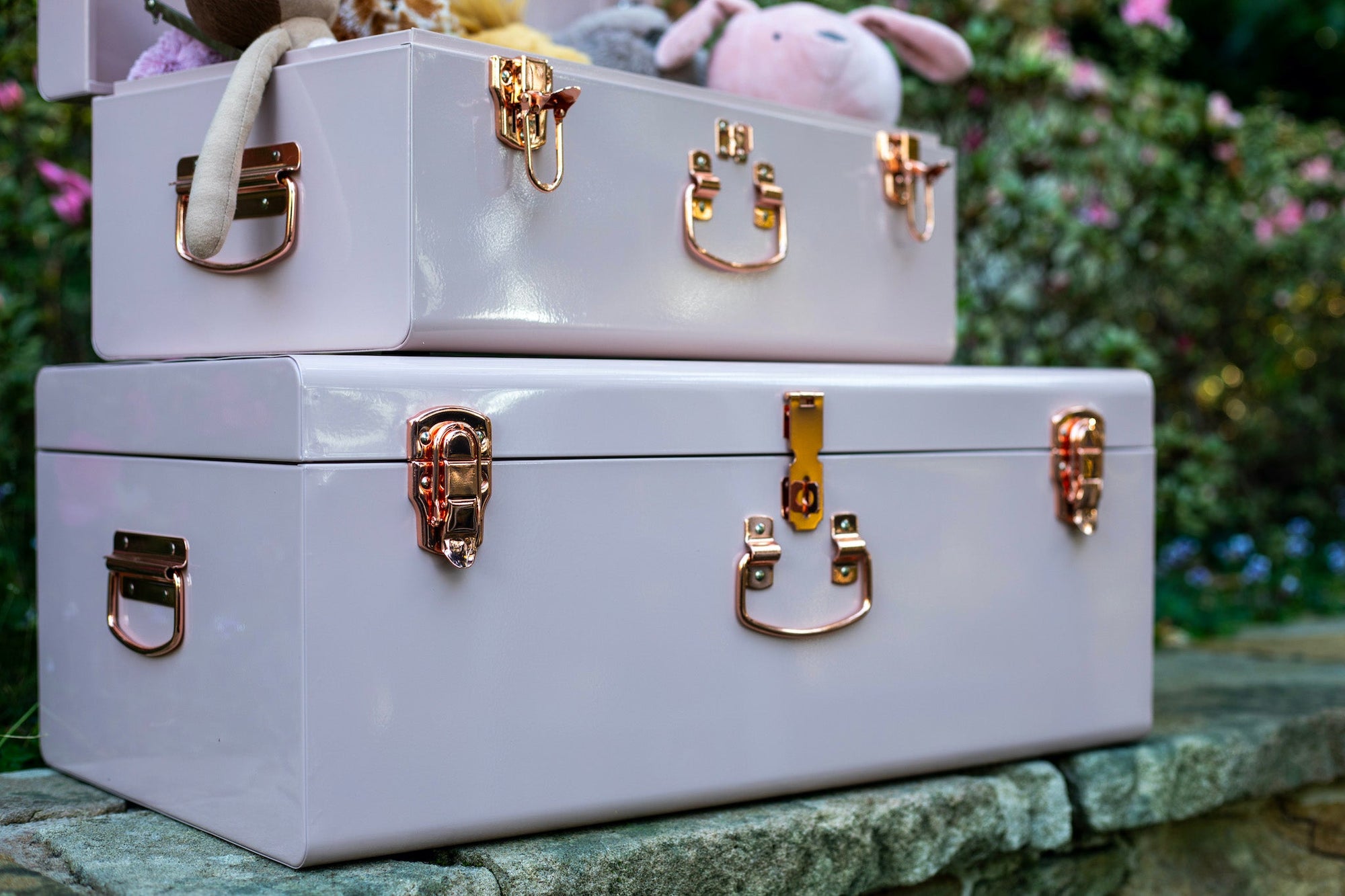 Large Metal Storage Trunks - BabyBoo Prints