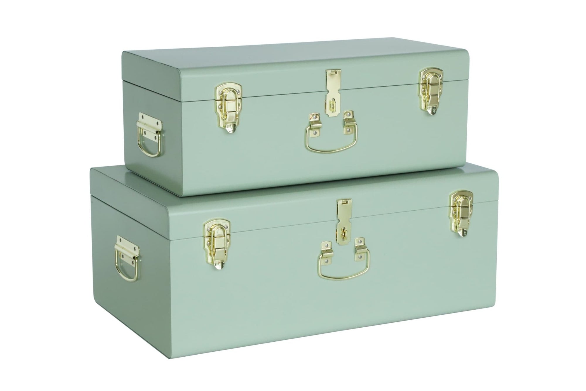 Large Metal Storage Trunks