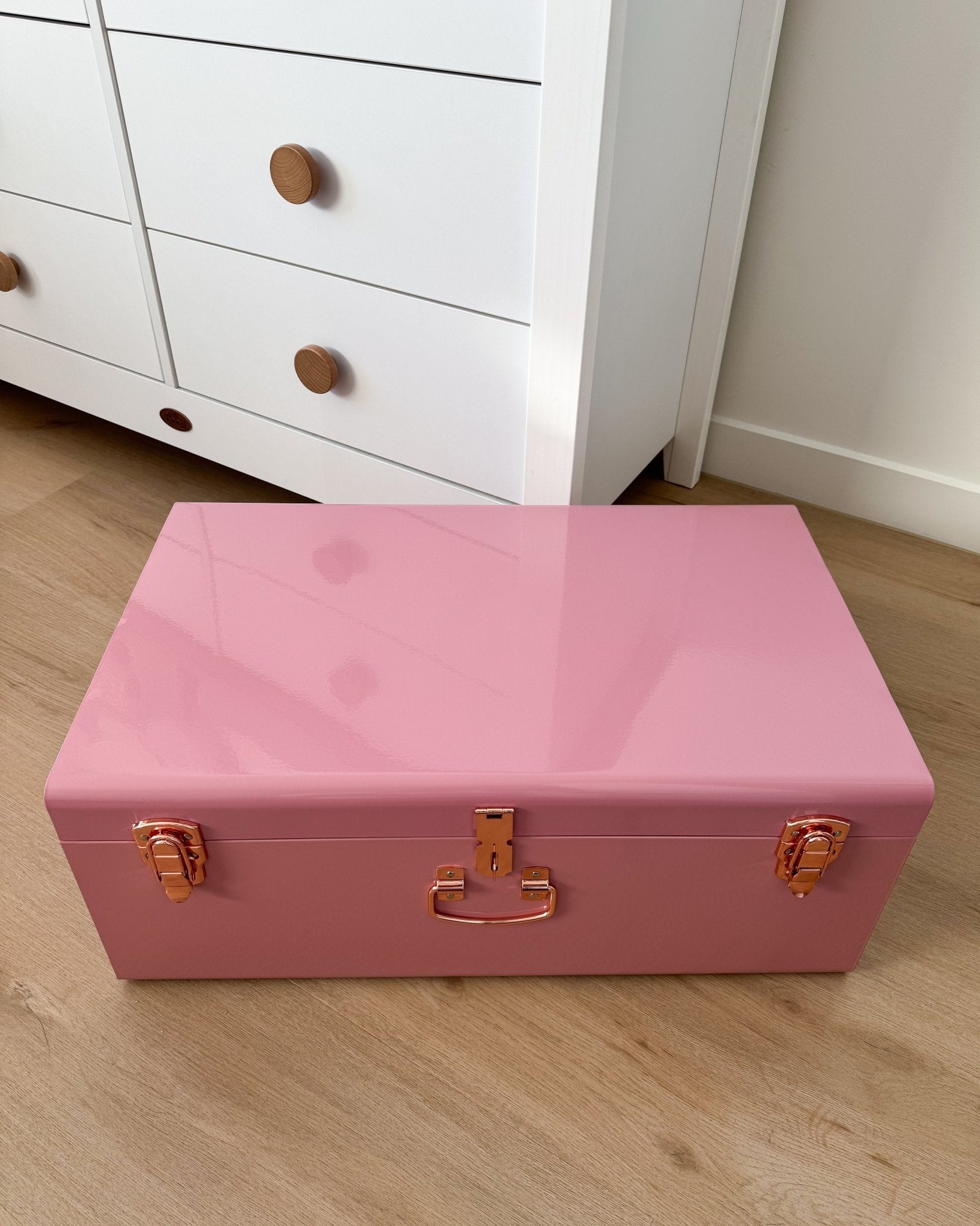 Large Metal Storage Trunks - BabyBoo Prints