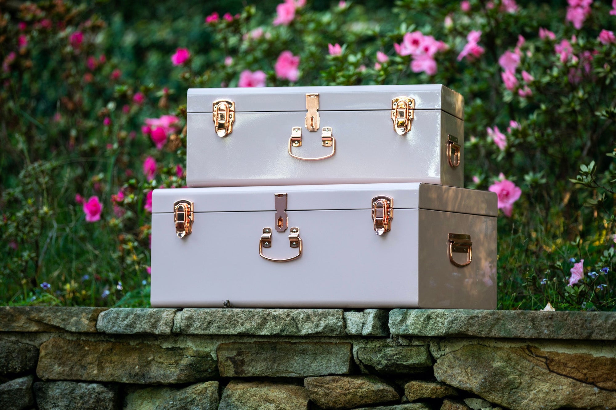 Large Metal Storage Trunks - BabyBoo Prints