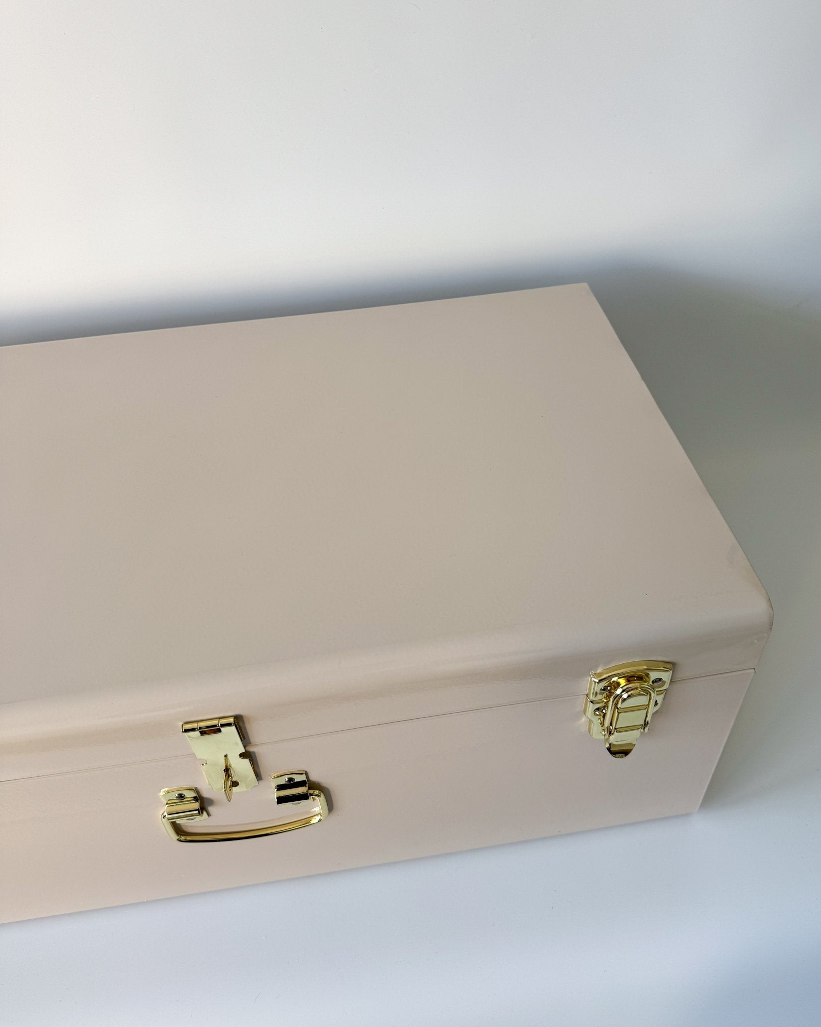 Personalised Deluxe Catholic Christening Gift Pack – Metal Keepsake Trunk Box by BabyBoo Prints